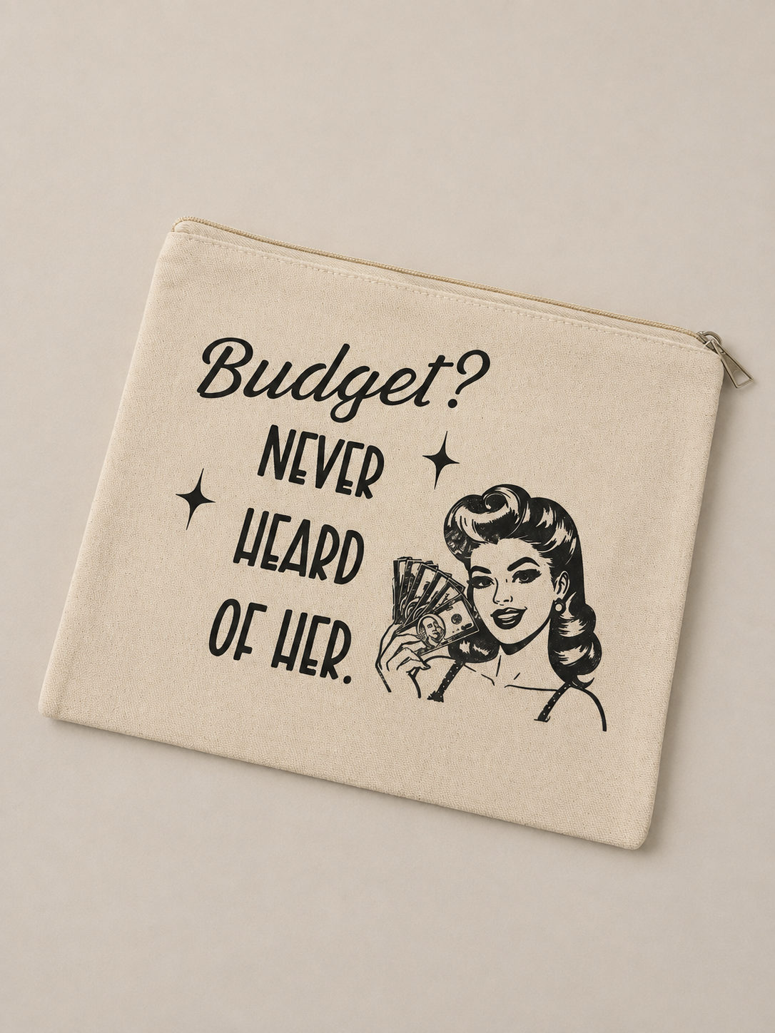 “No Budget” Zipper Bag