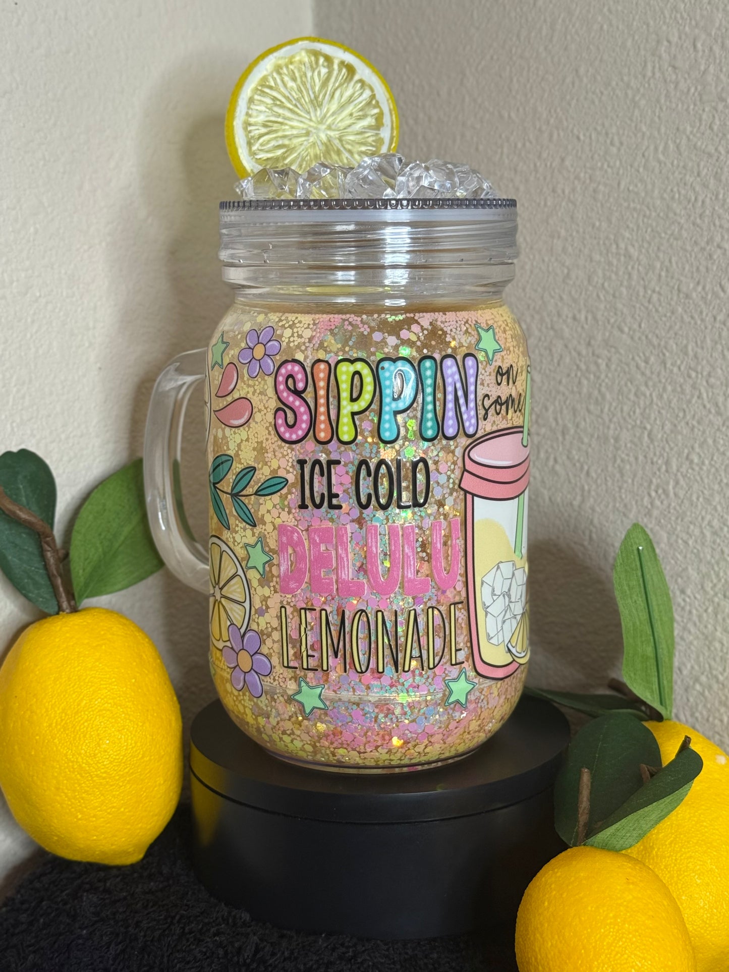 Delulu Lemonade Snowglobe Sip