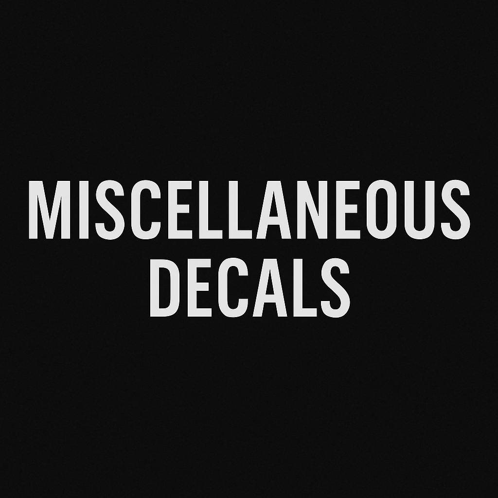 Miscellaneous Decals