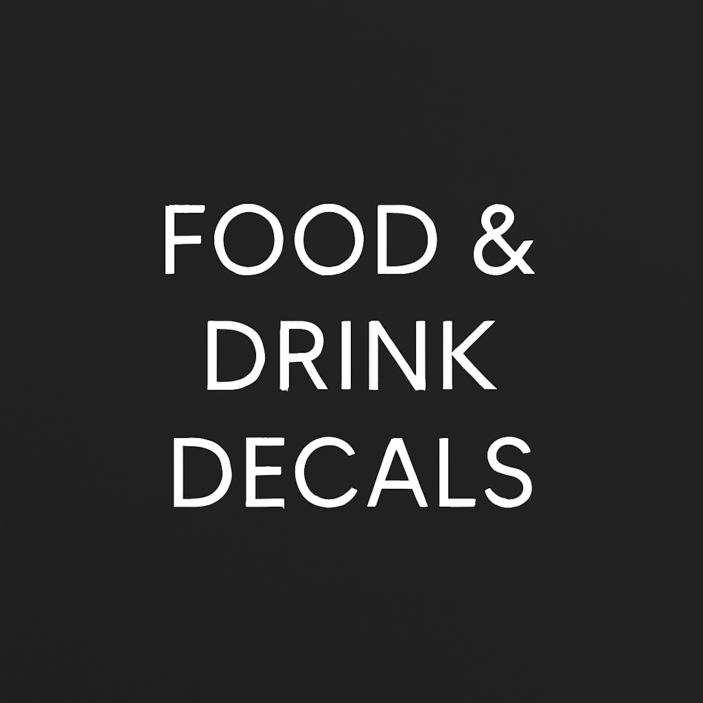 Food/Drink Decals