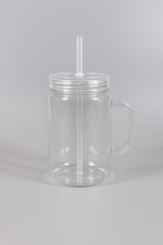 20oz Shake & Sip Mason Jar Tumbler