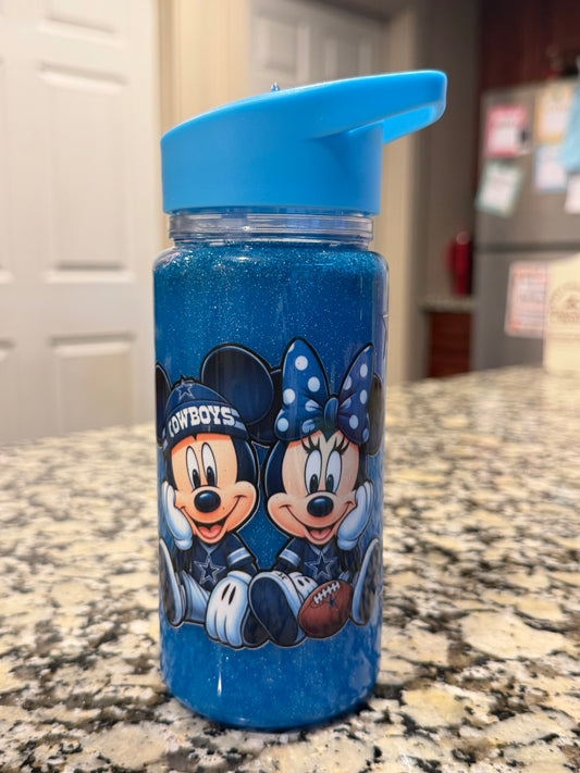 “Blue Mouse Cowboys” Glitter Sip